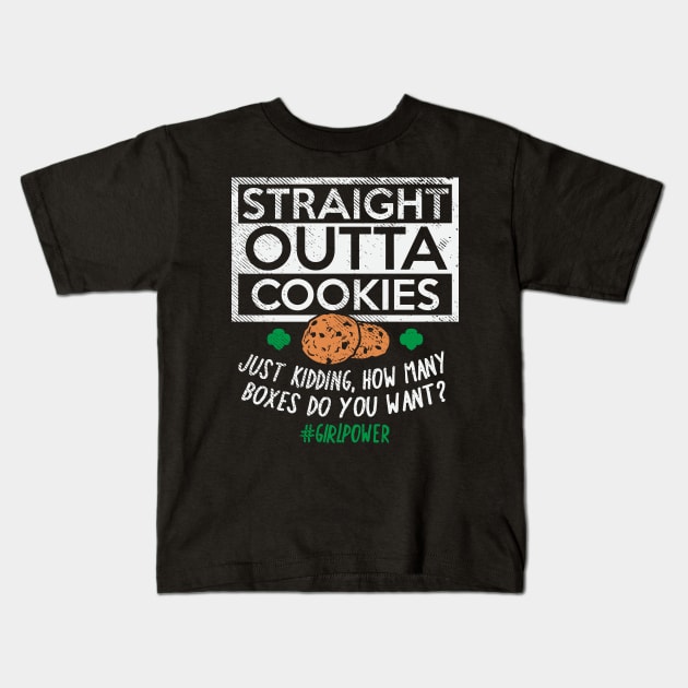 Straight Outta Cookies Kids T-Shirt by maxdax